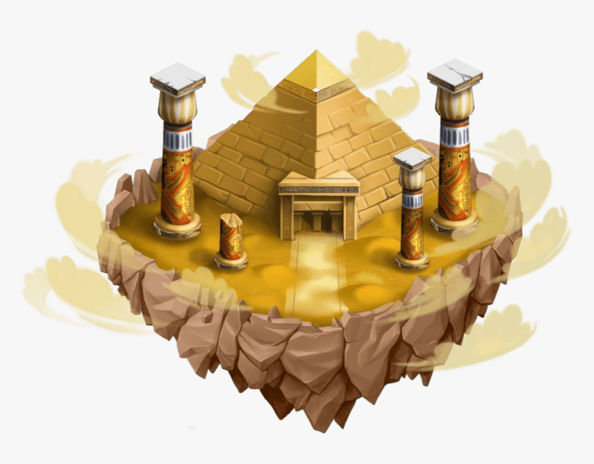 Egyption Island Dragon City - Islas Dragon City Png, Transparent Png, Free Download