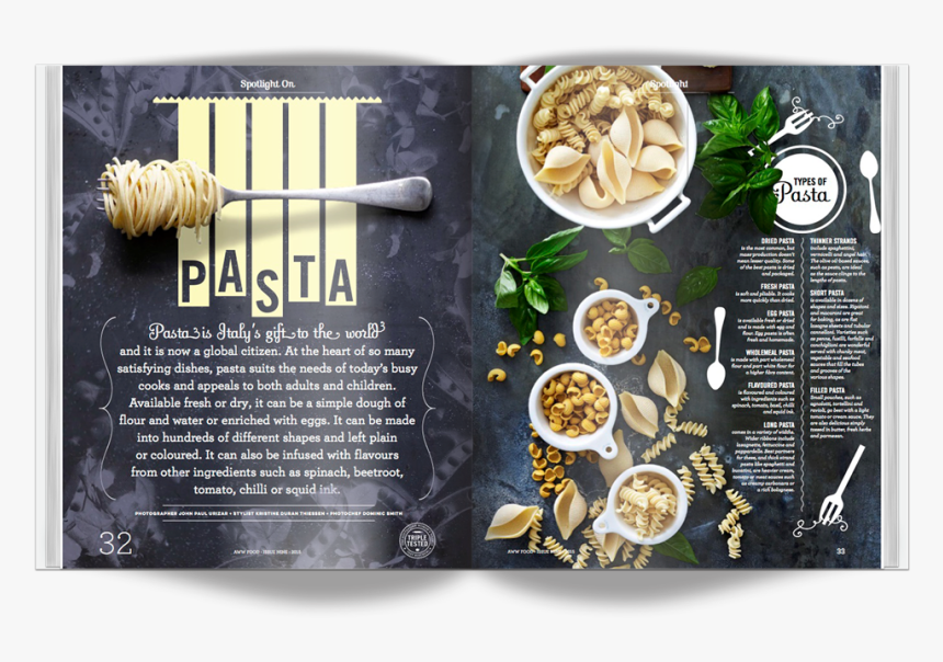 Magazine Food Layout Page, HD Png Download, Free Download