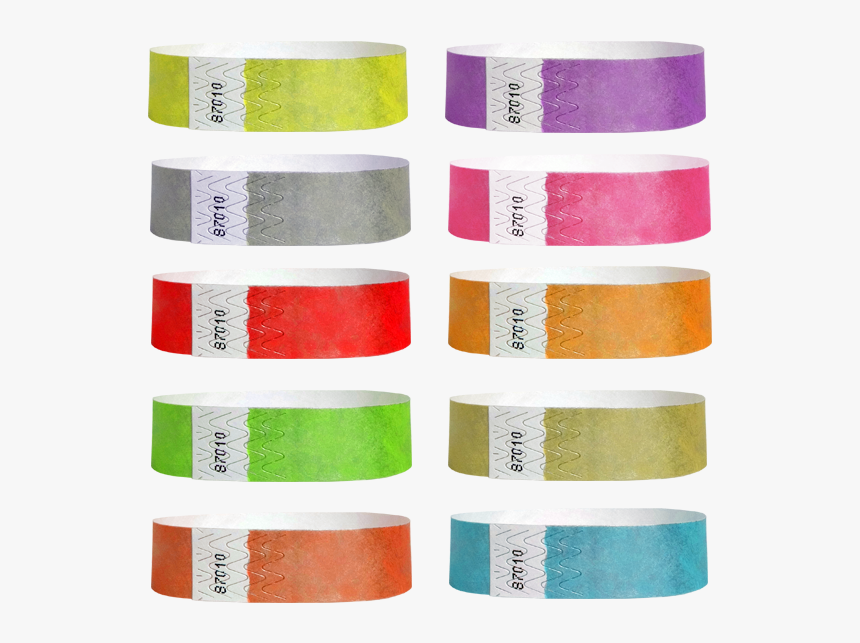 3/4 Metallic Tyvek Paper Wristbands - Metallic Tyvek Wristbands, HD Png Download, Free Download