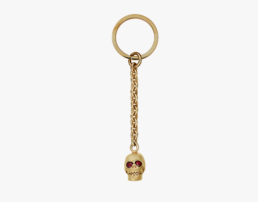 Objt Skull Key New Chain Rubies Y - Keychain, HD Png Download, Free Download