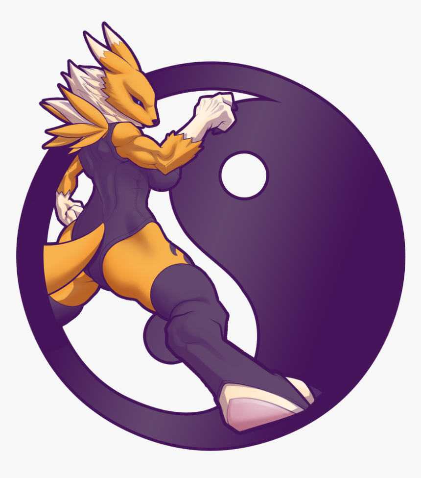 Renamon Glyph - Cartoon, HD Png Download, Free Download