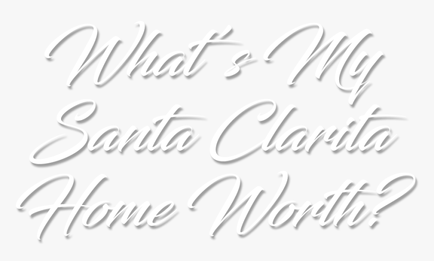 Santa Clarita Valley - Calligraphy, HD Png Download, Free Download