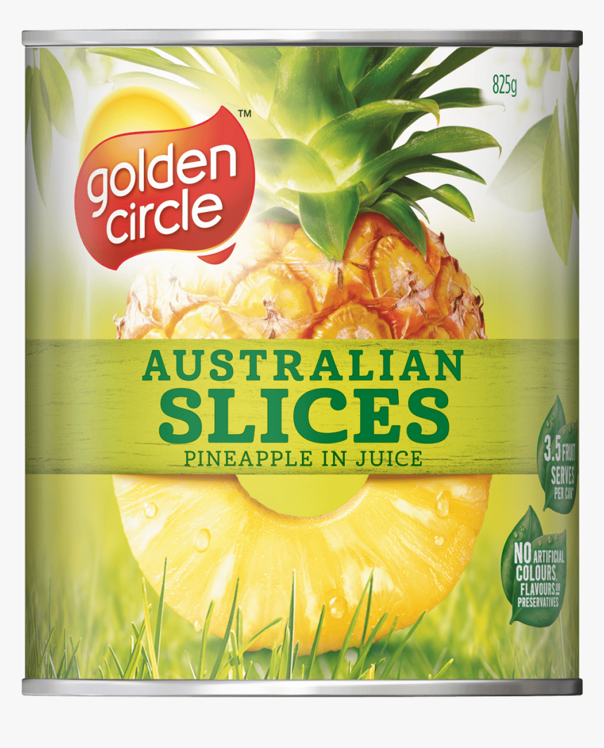 Slices In Juice 825gm - Pineapple Slices Golden Circle, HD Png Download, Free Download