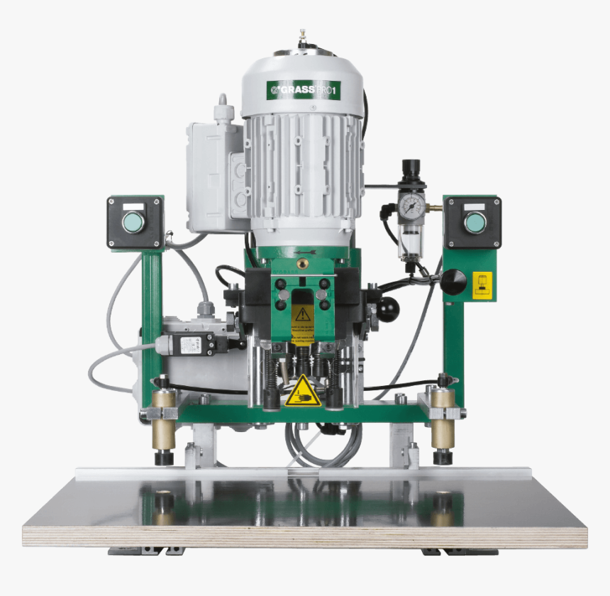 Pro1 Machine And The Grass Zram - Grass Hinge Boring Machine, HD Png Download, Free Download