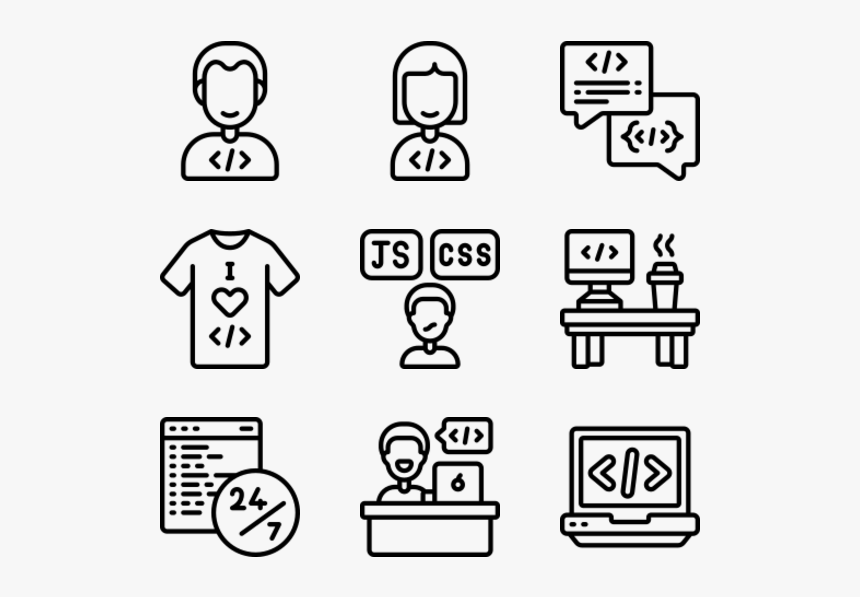 Information Technology Icons Png, Transparent Png, Free Download