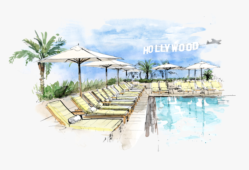 Image May Contain Water Pool Building Hotel Resort, HD Png Download, Free Download