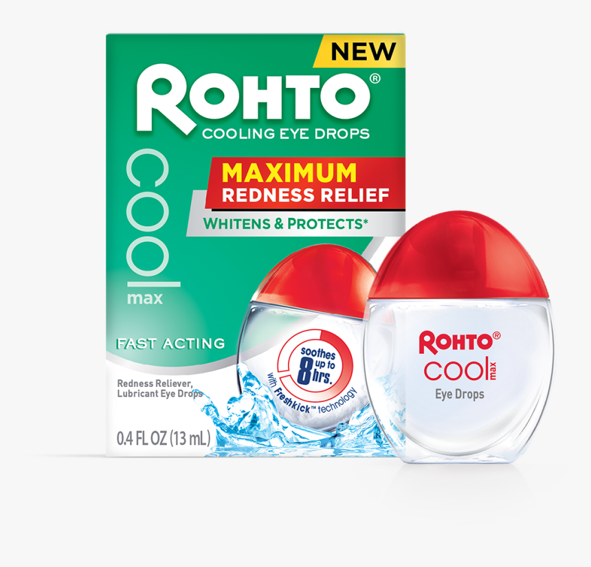 Rohto Cool Max - Rohto Gotas Para Que Sirve, HD Png Download, Free Download