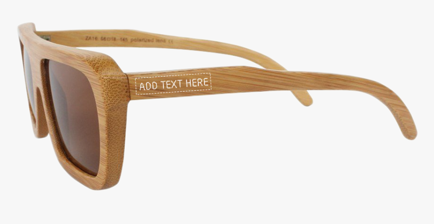 Wooden Sunglasses Personalized With A Name - Personalised Eye Glasses Arms, HD Png Download, Free Download