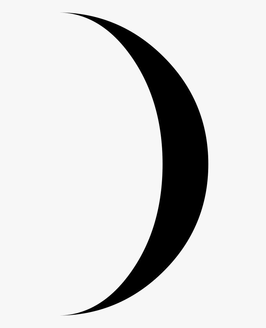 Moon Phase Circular Weather Symbol - Circle, HD Png Download, Free Download