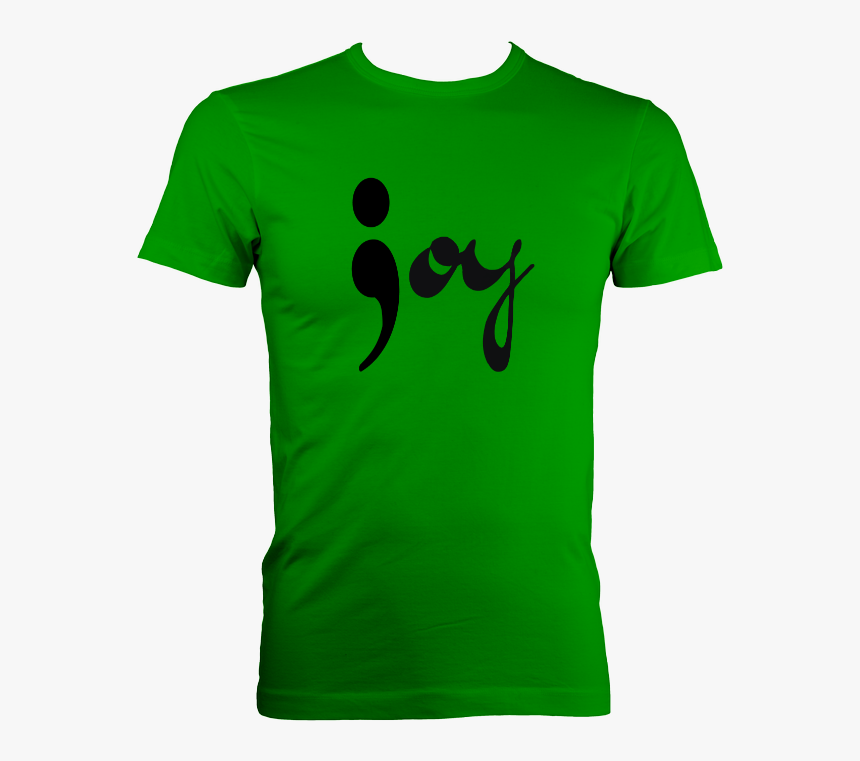 Joy Semicolon Men"s Fitted T-shirt - Active Shirt, HD Png Download, Free Download
