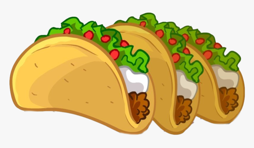 Animated Taco - Transparent Food Clipart, HD Png Download, Free Download