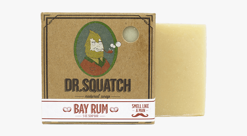 Dr Squatch Bay Rum Bar Soap - Dr Squatch Bay Rum Soap, HD Png Download, Free Download