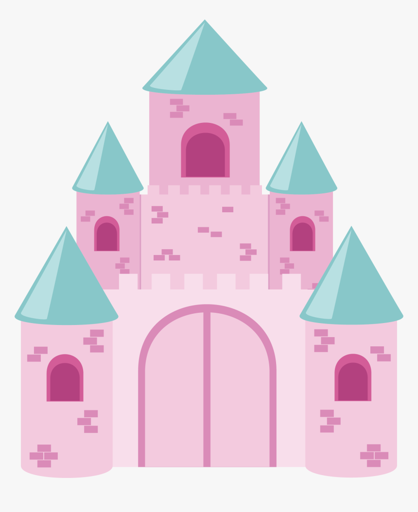 Arch Clipart Castle - Desenho Castelo Rosa Png, Transparent Png, Free Download