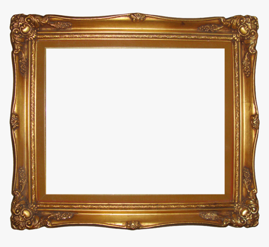 Gold Frame Png Pic - Transparent Background Picture Frame Transparent, Png Download, Free Download