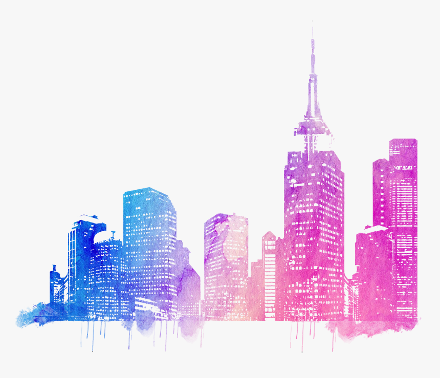City Skylines Colorful Cities City Skyline Png Transparent Png Kindpng