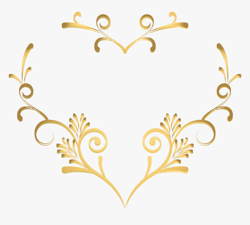 Decorative Heart Png Clip Art Image, Transparent Png, Free Download