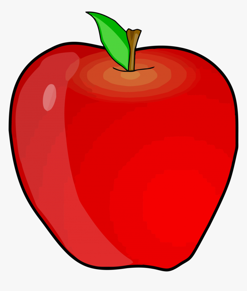 Clipart Black And White - Apple Clipart, HD Png Download, Free Download