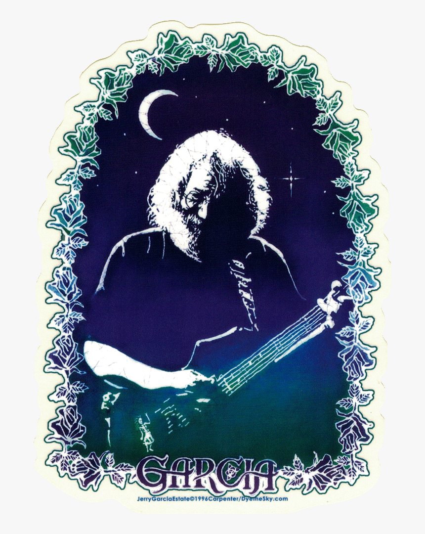 Grateful Dead Jerry Garcia Roses - Jerry Garcia Moon, HD Png Download, Free Download