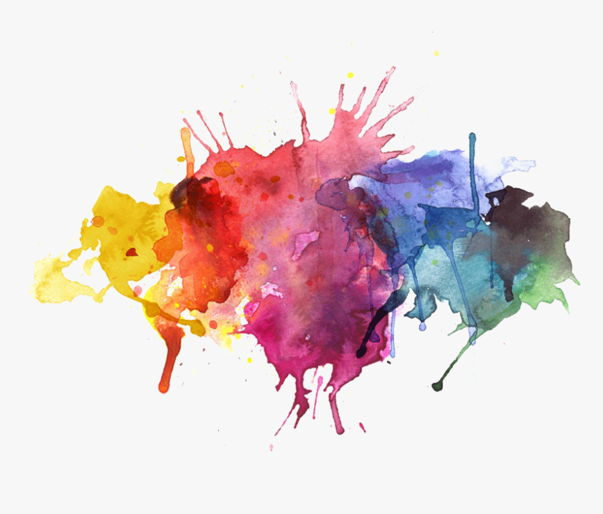 Download Watercolour Png File - Transparent Background Paint Splash, Png Download, Free Download