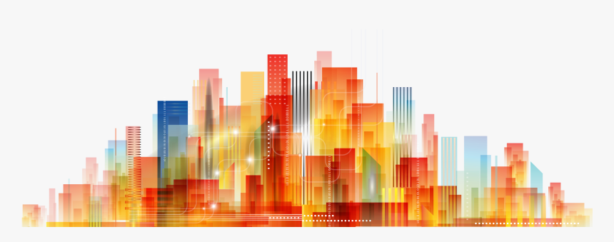 Smart City Skyline - Smart City Skyline Png, Transparent Png, Free Download