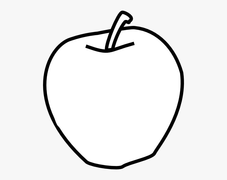 Apple Black And White Clip Art At Clker - Apple, HD Png Download, Free Download