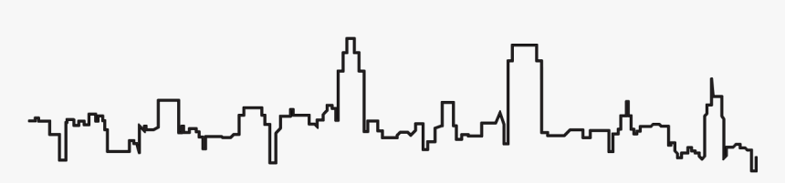 New York City Skyline Outline - City Skyline Outline Png, Transparent Png, Free Download