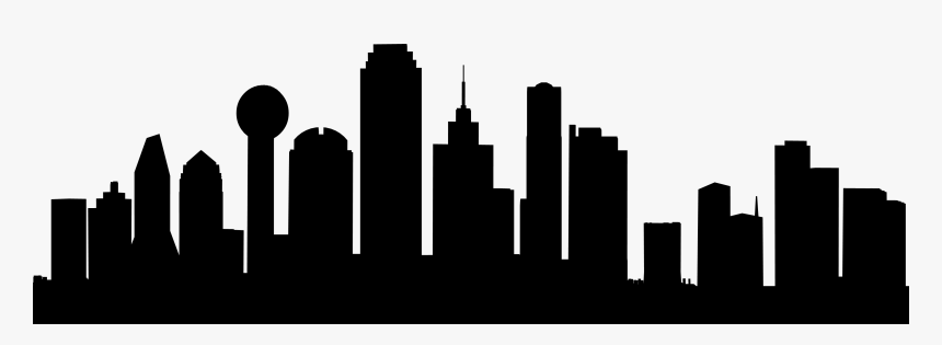 Dallas City Skyline Outline , Png Download - Dallas City Skyline Outline, Transparent Png, Free Download