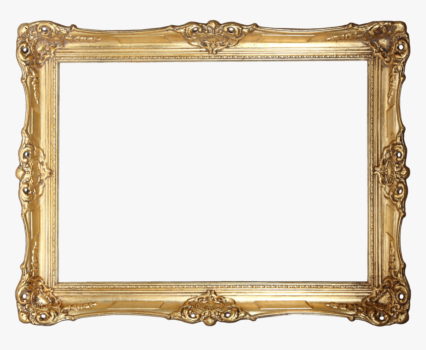 Golden Picture Frame , Png Download, Transparent Png, Free Download