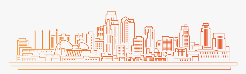 Kansas City Skyline Cartoon, HD Png Download, Free Download