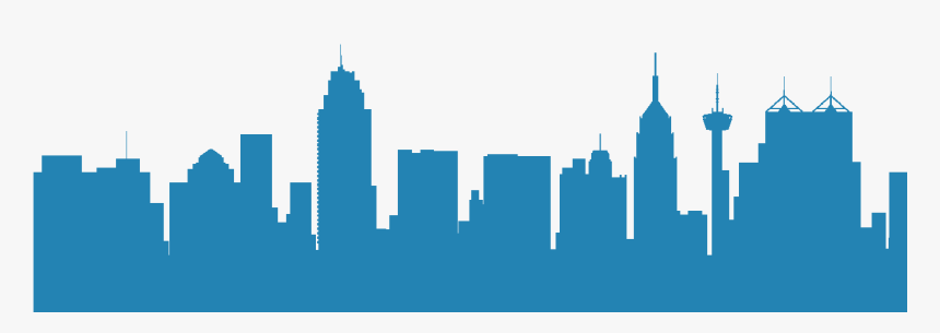 San Antonio City Skyline , Png Download - San Antonio Skyline Png, Transparent Png, Free Download