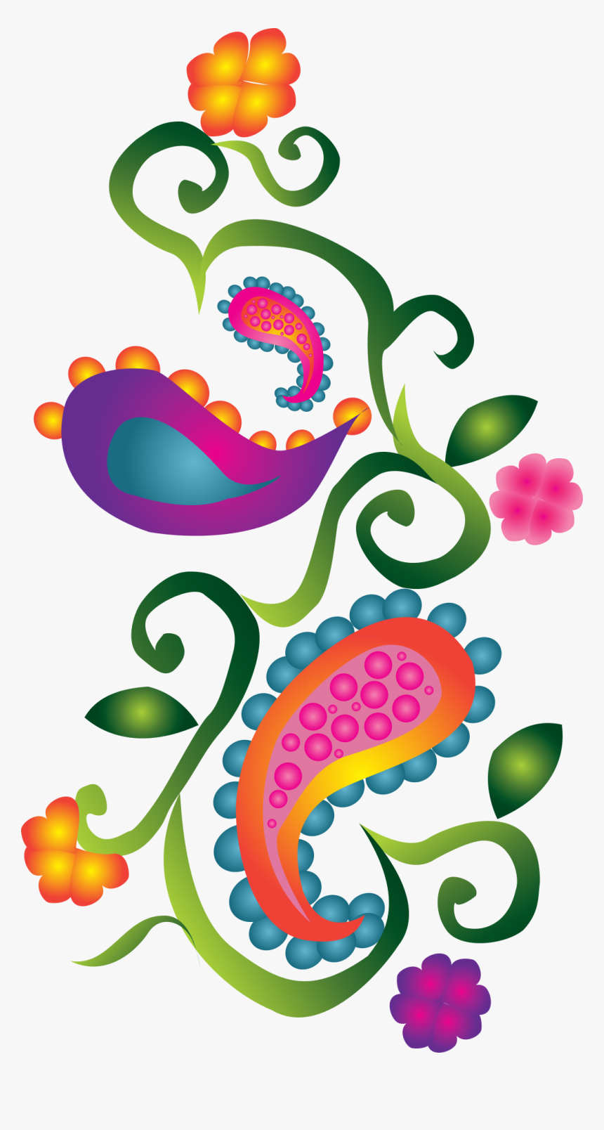 Paisley-1767525 - Clip Art Paisley Design, HD Png Download, Free Download