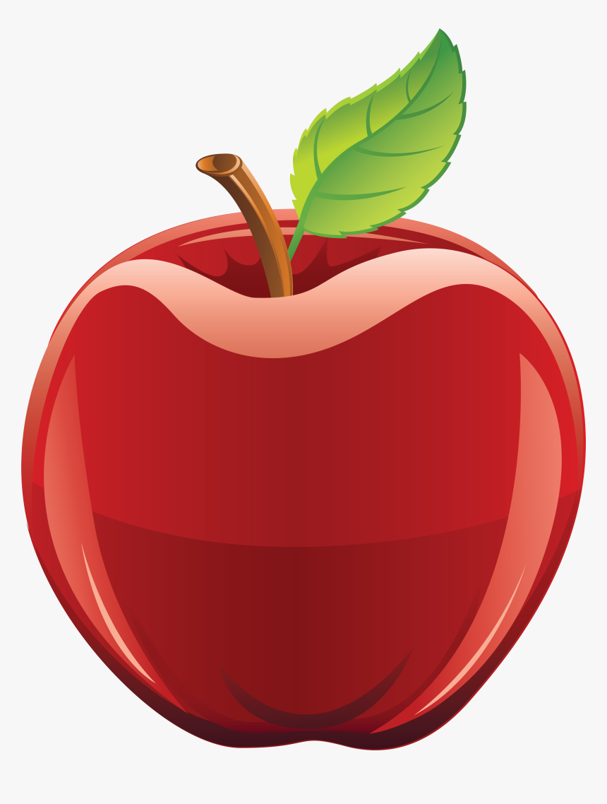 Clip Art Apple Vector Black - Яблоко Картинка Png, Transparent Png, Free Download