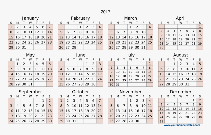 Transparent Png Calendar - 2013 Calendar, Png Download, Free Download