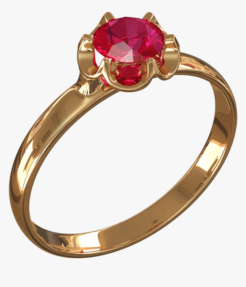 Anillos De Compromiso Barranquilla - Ruby Rings Transparent Background, HD Png Download, Free Download