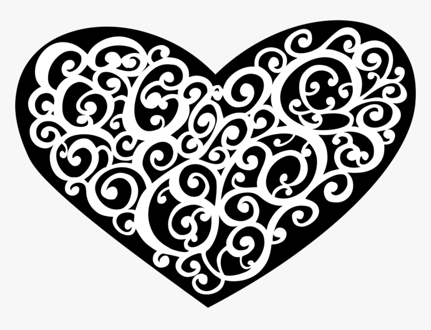 Heart,love,organ - Gambar Love Hitam Png, Transparent Png, Free Download