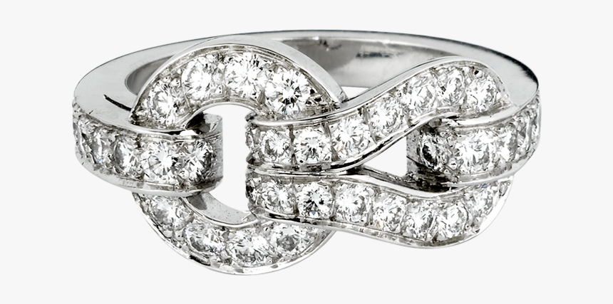 Anillo Agrafe Diamantes Cartier - Engagement Ring, HD Png Download, Free Download