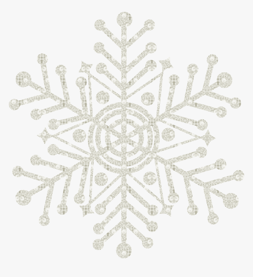 Snowflake Clip Art - Paper Snowflake Frame, HD Png Download, Free Download
