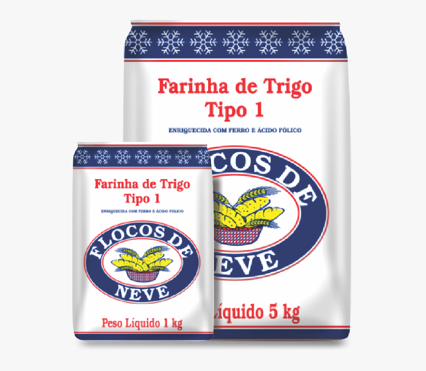 Flocos De Neve 1kg E 5kg - Farinha Flocos De Neve, HD Png Download, Free Download