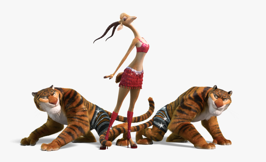 Transparent Tigres Png - Zootopia Gazelle Tigers, Png Download, Free Download