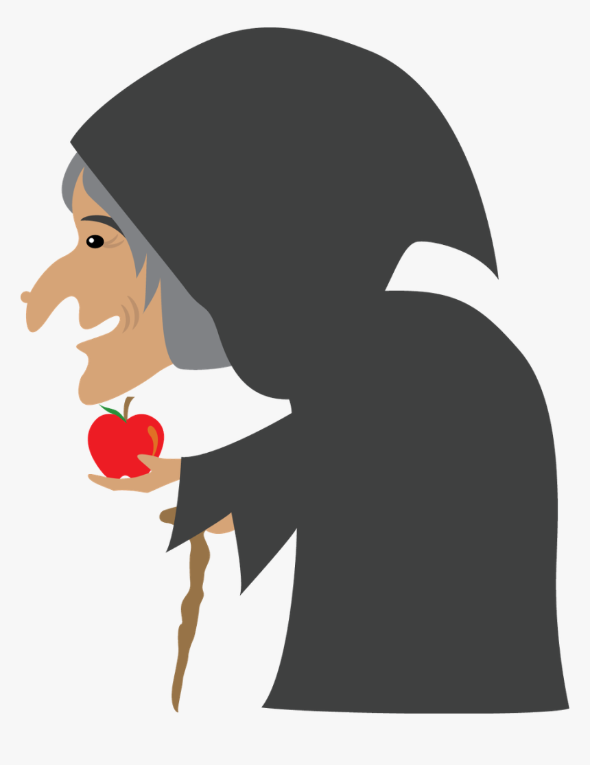 Transparent Snow White Clipart - Desenho Da Bruxa Da Branca De Neve, HD Png Download, Free Download