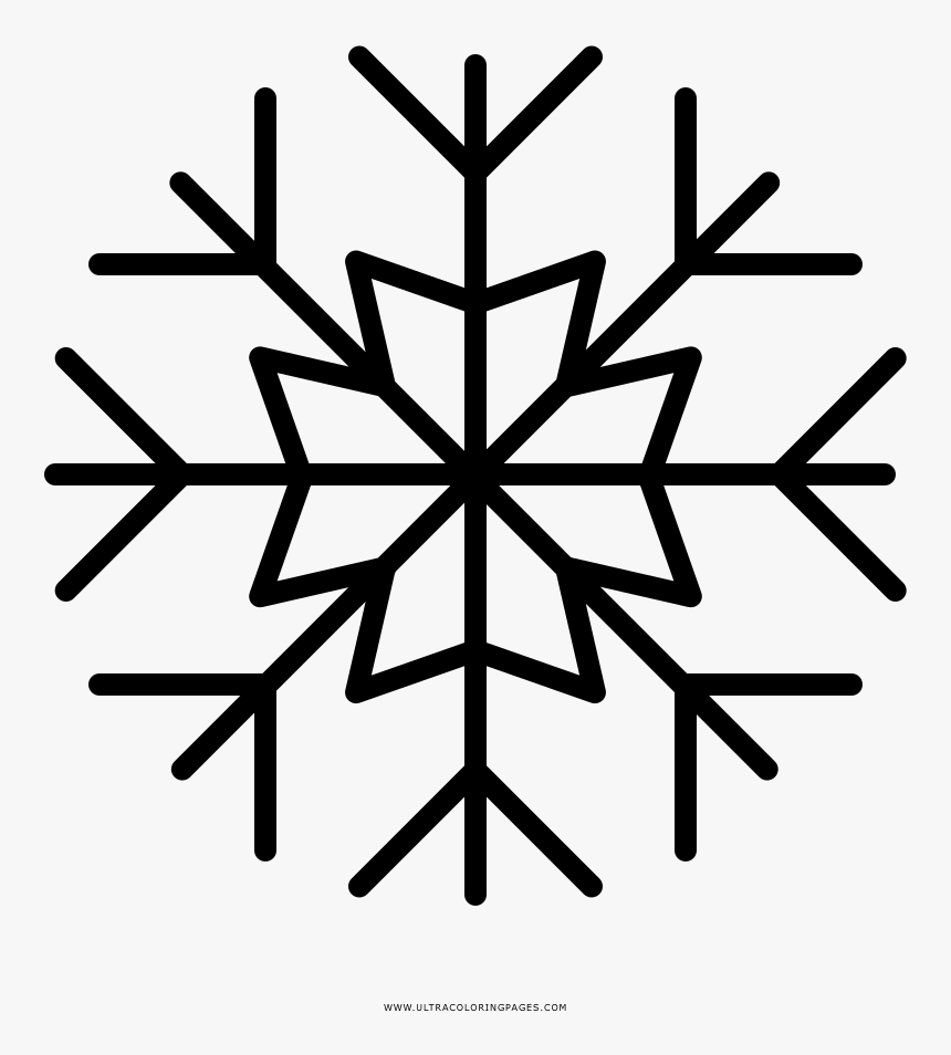 Floco De Neve Coloring Page - Beginner Barn Quilt Patterns, HD Png Download, Free Download