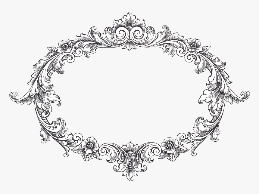 Vintage Border Frame Transparent Png - Transparent Vintage Frame Vector, Png Download, Free Download