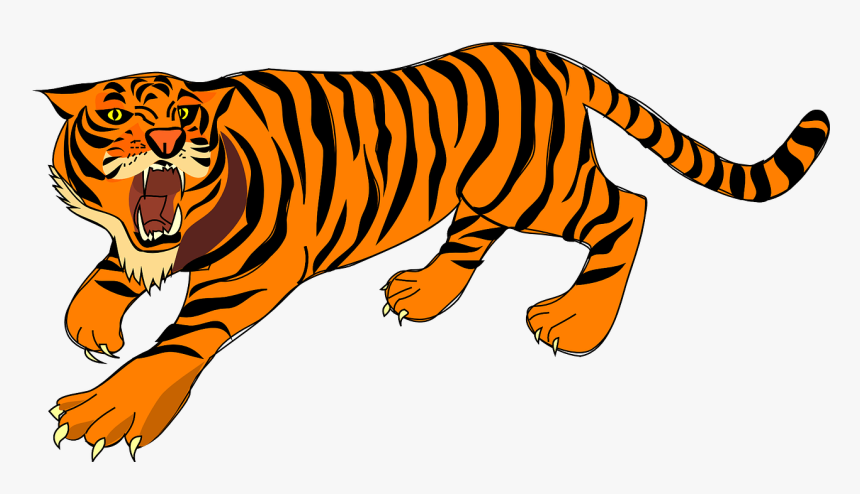 Tigres Tough Pencil And - Tiger Clipart, HD Png Download, Free Download