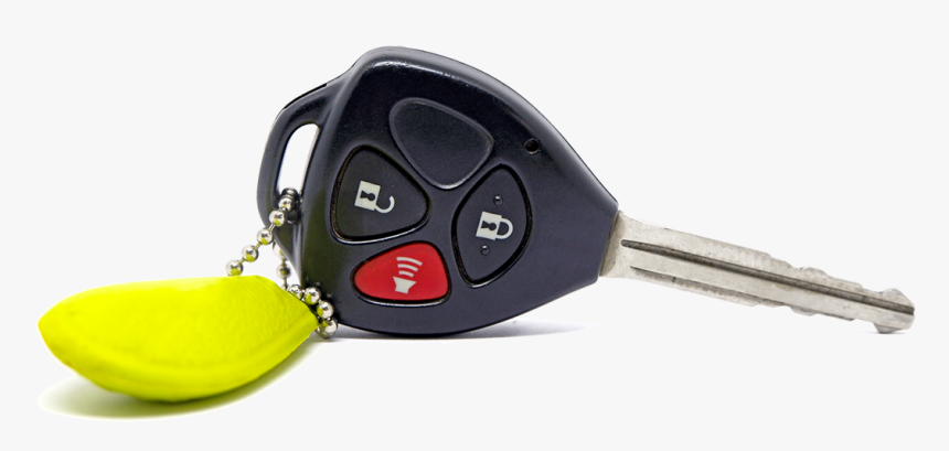 Picture Of Key Fob With Green Key Ring - Car Keys Png, Transparent Png, Free Download
