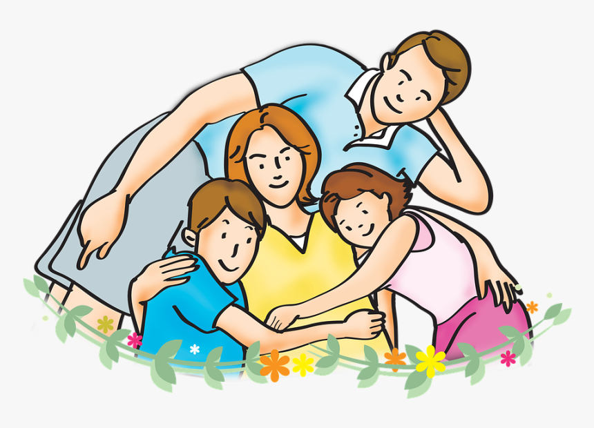 Gente, Familia, Familia Feliz, Mamá Y Papá, Niños - Criança Pais Png, Transparent Png, Free Download