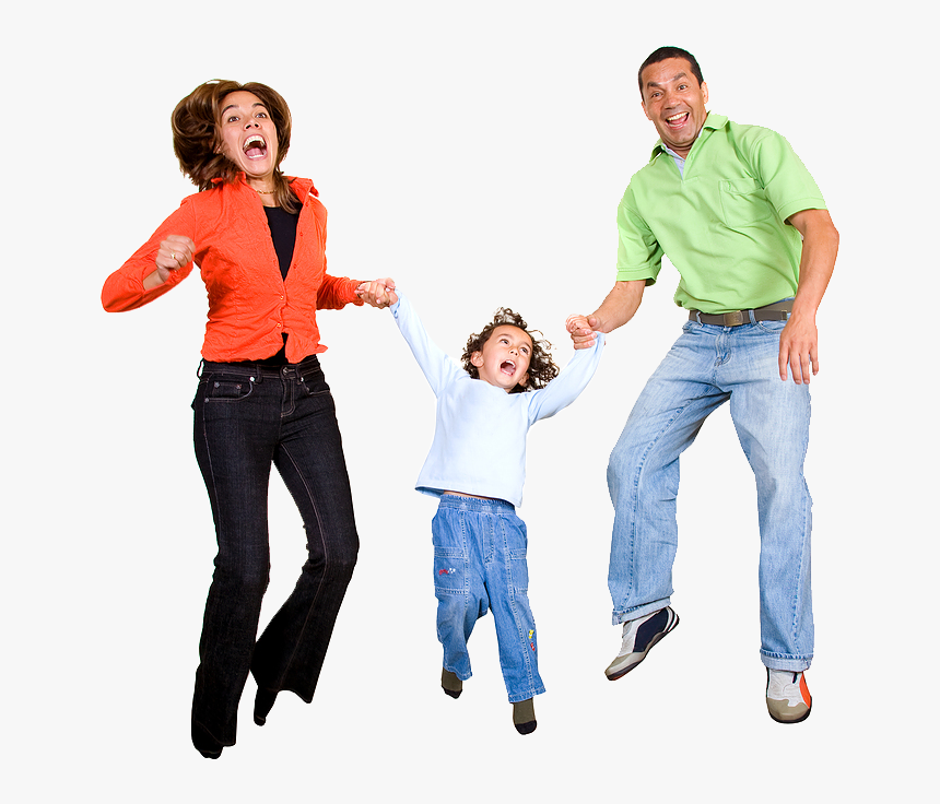 Familia Saltar - Jumping Family Png, Transparent Png, Free Download