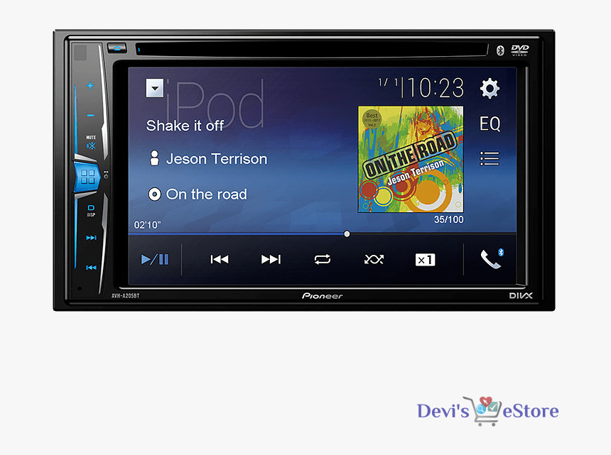 Pioneer Avh-a205bt Touchscreen Bluetooth Car Radio, HD Png Download, Free Download