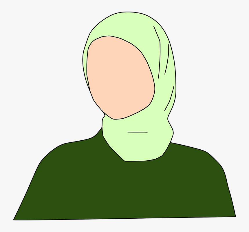 Png Vector Girl Muslim, Transparent Png, Free Download