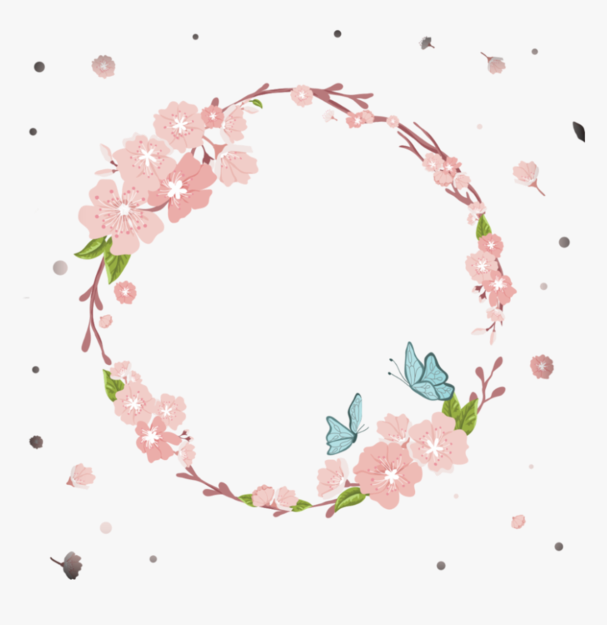 Circulo De Flores Png, Transparent Png, Free Download