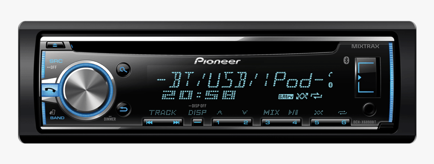 Deh-x6890bt - Pioneer Deh X6800bt, HD Png Download, Free Download